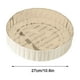 thumbnail image 5 of Estante giratorio para cocinas, almacenamiento de especias y cosméticos, organizador de estantes de cocina, estante metálico con base de madera, diseño de 2 niveles, para armarios de cocina., 5 of 6