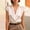 White, variant on Only Moment Women's Short Sleeve Tops Short Sleeve V Neck Satin Short Sleeve Shirts Buttons Spring Fashion Summer Outfits Plus Size Blouses Dressy Casual Blouses for Women Casual Light Blue,S
