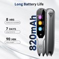 thumbnail image 5 of Offline Language Translator Device, Reader Pen Translation Scanner Dictionary Pen with Voice & Camera Translators, Real Time Translator,Bluetooth connectable Traductor for Language Learners&Dyslexics, 5 of 11