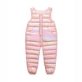thumbnail image 2 of YUNAFFT Thermal Stain-Resistant Overalls for Boys & Girls 1-5Y | Sleeveless Colorful Winter Rompers with Adjustable Straps, Easy Clean Polyester Lightweight Thermal Pants, 2 of 6