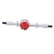 thumbnail image 5 of Accesorios de repuesto de eje de puente trasero de Metal para camión RC, piezas de actualización de coche RC para WPL D12, color rojo plateado, 5 of 10