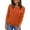 Deep Pumpkin Orange, variant on Ronuti Women's Cropped Knit Sweater Soft Stretch Round Neck Long Sleeve Tops Casual Fall Winter Tops