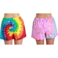 thumbnail image 3 of Just Love Womans Pajamas Shorts PJs Sleepwear (Pack of 2) 6861-I-XL (Tie Dye Group 8, 1X), 3 of 3