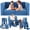 Blue + Foam + Foam, variant on 12 PCS Modular Kids Play Couch, DIY Convertible Foam Play Sofa, Toddler Building Fort Sectional Sofa, Creative Play Furniture for Playroom Bedroom Living Room