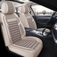thumbnail image 1 of Maidao Car Seat Covers Full Set for Mercedes-Benz for CLK320 1999-2009 5 Seats Leather Compatible Airbag Water Resistant Front Rear Cushion Protector Beige, 1 of 6