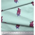 thumbnail image 2 of Soimoi Poly Georgette Fabric Artistic Leaves Print Fabric by The Yard 52 Inch Wide, 2 of 5