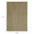 thumbnail image 3 of Mainstays Traditional Mushroom Tan Shag Indoor Area Rug, 5' x 7', 3 of 7