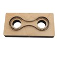 thumbnail image 2 of Troquel De Corte De Cuero Para Llavero, Troqueles De Cuero Para Llavero Duraderos De Acero De Madera, Ahorro De Mano De Obra, Fácil De Operar Para Bricolaje, 2 of 7