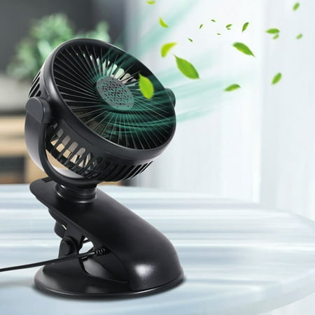 

Clip On Fan 3 Speeds Small USB Fan With Strong Airflow Clip & Desk Fan - Ultra Quiet Operation For Office Bedroom Car Christmas Halloween Decorations Home Decor Kitchen Essentials 818H 1667