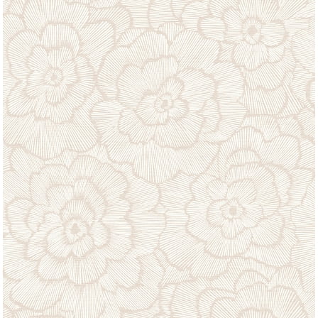 NuWallpaper Pink Saraya Peel & Stick Wallpaper