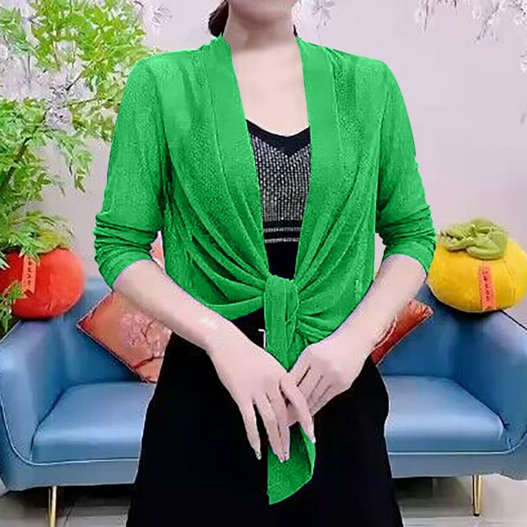 Green shrug plus size hotsell