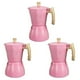 thumbnail image 1 of 3X la Cafetera Latte Mocha Cafetera Espresso Moka Italiana Cafetera Olla Cafetera de Estufa 300Ml Rosa, 1 of 6