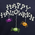 thumbnail image 3 of CafePress - Happy Halloween Bones Women's V Neck Dark T Shirt - Women's V-Neck Dark T-Shirt, 3 of 4