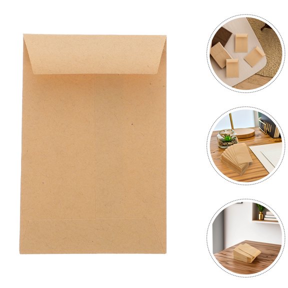 Luxshiny 50Pcs Compact Self Adhesive Envelopes for Small Item Organization