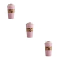 thumbnail image 4 of Bewildely Botella de café de bambú Taza de coche de leche a prueba de fugas Vaso de superficie lisa de gran capacidad para viajes al aire libre Type1 NO1, 4 of 6