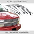 thumbnail image 2 of APS Compatible with Chevy Astro Van 1995-2005 Main Upper Stainless Steel Chrome 8x6 Billet Front Grill Grille Insert C85104C, 2 of 7