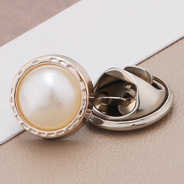 Botón antidesgaste, pequeño broche sin costuras, fijo, extraíble, invisible, botón decorativo para camisa de cuello bajo para mujer
