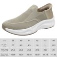 thumbnail image 3 of Zapatos para Correr Btafrte Malla Punto Hombre Deportivos Al Aire Libre Caqui 44, 3 of 9