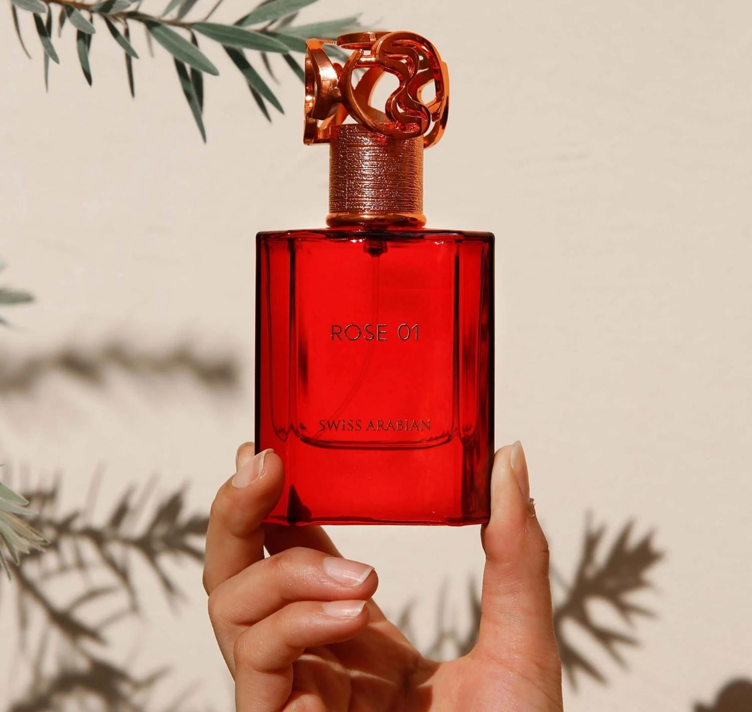 Swiss Arabian Rose 01, Perfume Árabe para Mujeres, 50 ml Spray