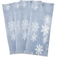 thumbnail image 2 of 1 Pack Snowflakes Kitchen Towels Highly Absorbent, Super Soft Dishcloths 18 x 28 Inches Reusable Quick Drying Tea Towels Set for Home,Kitchen Decor Wash cloth, 2 of 7