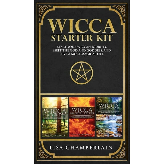 Wicca Starter Kit: Wicca for Beginners, Finding Your Path, and Living a Magical Life, (Hardcover)