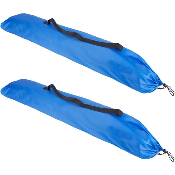 2Pcs Folding Camp Chair Bag Blue Beach Chairs Replacement Foldable Carrying Bags 35.8In Polyester Portable Waterproof Adjustable