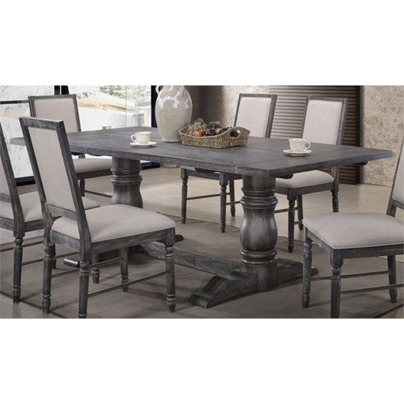 Acme Leventis Ii Rectangular Dining, Weathered Dining Room Sets
