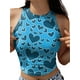 thumbnail image 1 of Txlixc Camisole sin mangas para mujeres recorta chalecos con estampado de patrón estético de moda y recorta chalecos de camuflaje de verano Txlixc moda, 1 of 9