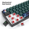 thumbnail image 3 of Teclado Gamer Ussixchare Mecánico con 68 Teclas y Switches Rojos LED Cableado, 3 of 8
