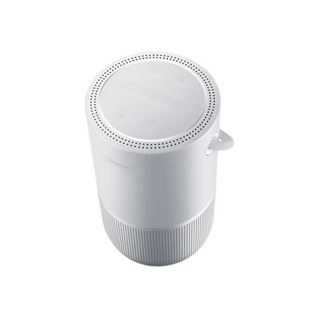 Bose - Portable Smart Speaker with built-in WiFi, Bluetooth, Google Assistant and Alexa Voice Control - Luxe Silver