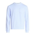 thumbnail image 5 of Free Assembly Men's Fleece Crewneck Sweatshirt with Long Sleeves, Sizes S-3XL, 5 of 5
