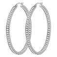 thumbnail image 2 of Feledorashia Earrings for Women Valentine's Day Gifts Women Hypoallergenic for Sensitive Ears Large Big Hoop Earrings Clearance, 2 of 7