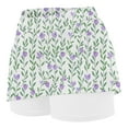 thumbnail image 5 of Girls' Skort Sports Tennis Skirt Solid Color Loose High Waist A-line Skirt for Girls 2-12Y, 5 of 5