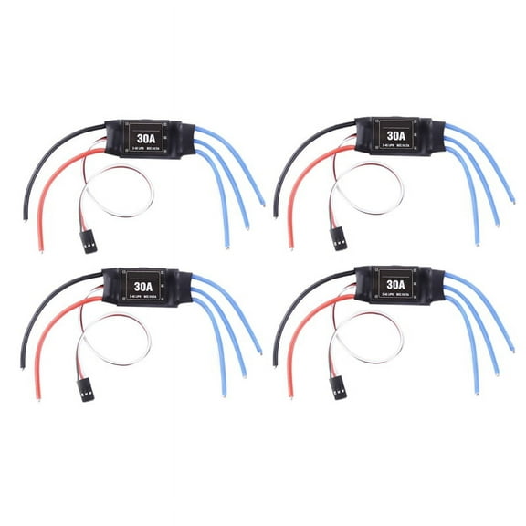 4PCS 2-4S 30A RC Brushless ESC Electric Speed Controller 5V 2A for 2 to 4S Lipo Battery DIY Multicopter Quadcopter