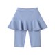 thumbnail image 2 of Odeerbi 4-11 Años Niñas Leggings Pantalones Cortos Con Falda Tutú Pantalones Cómodo Bike Shorts Yoga Suavidad Transpirable Lmitation Denim Skorts, 2 of 9