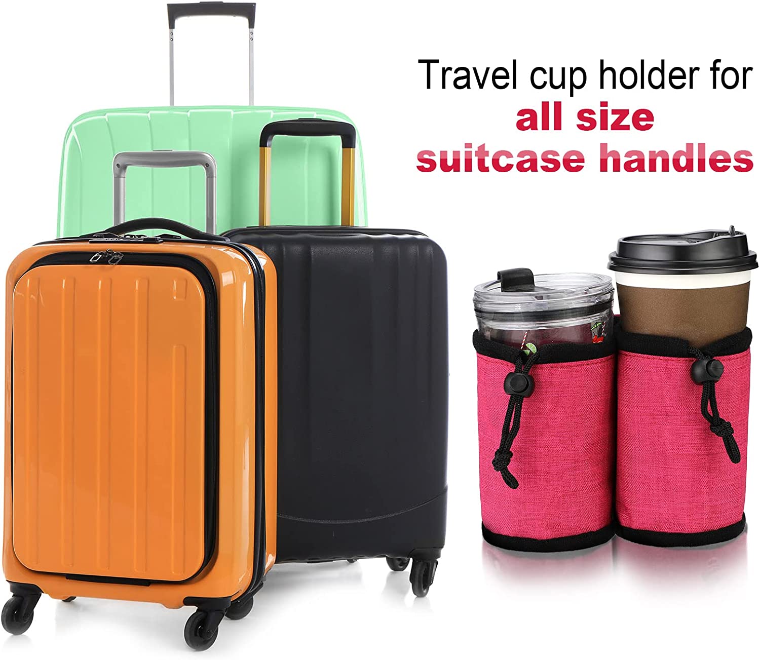 Luggage Cup Holder Travel Cup Holder Luggage Cup Holder Attachment