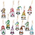 thumbnail image 6 of KEINXS 1 Set Christmas  Painting Keychain Kit Gnome Shape Keychain DIY Ornaments for Crafts Accessory, 6 of 6