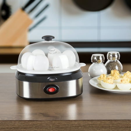 The Big Green Egg Cooker Multi-Function Electric Egg Cooker with 7 Egg Capacity and Automatic Shut Off by Classic Cuisine ()