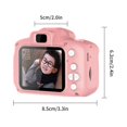 thumbnail image 2 of eocámara, juegos de soporte con pantalla de visualización de 1.9 pulgadas, tarjeta de 32G TF, fotografía al aire libre, cumpleaños, vacaciones, regalo de navidad para niños, niñas, niños, edades 3-10 Irfora Cámara digital, 2 of 7
