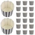 thumbnail image 1 of unbranded 100Ud Para Muffins Negro Para Hornear Y Empacar Postres En Pastelería, 1 of 6