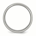 thumbnail image 3 of Titanium Ridged Edge 7mm Polished Band, 3 of 11