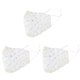 thumbnail image 1 of Tal Máscara Tela Lavable Mujer Hombre Adulto Seda O Algodón Elegante Talla Ajustable 3pcs, 1 of 2