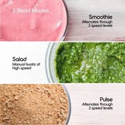 Savour by Tzumi 500W Touchscreen Smoothie Blender – 1.5L Ice Crushing Countertop Blender for Smoothies, Sauces, Cocktails and More