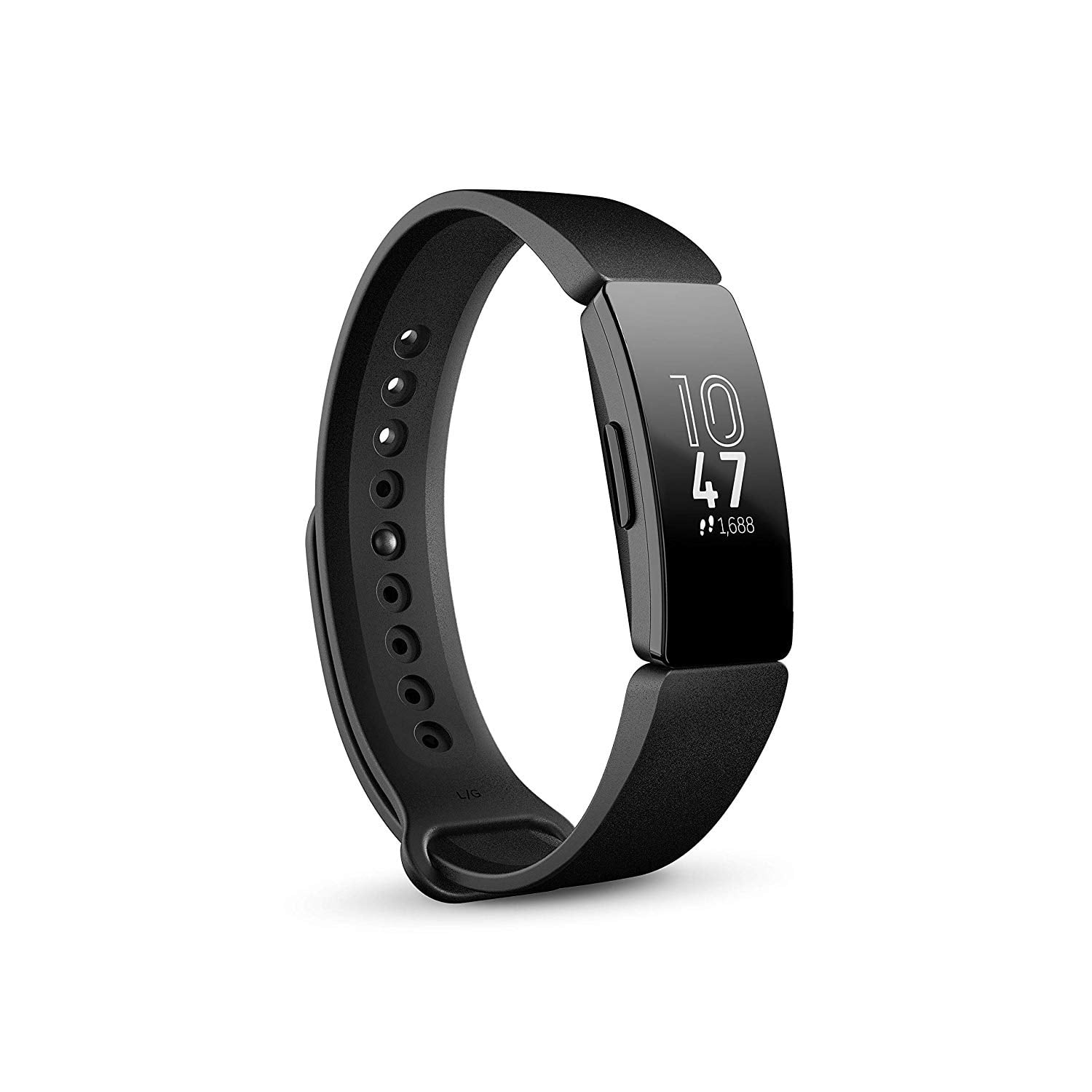 Includes Small and Large Wristbands Black Fitbit Inspire Fitness Tracker 