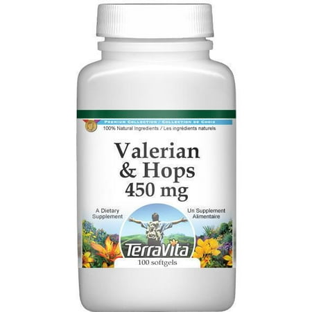 Valériane et de houblon Combinaison - 450 mg (100 capsules, ZIN: 513920)