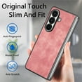 thumbnail image 6 of Dteck for Samsung Galaxy Z Fold 5 5G Case, Retro PU Leather Ultra Thin Slim Durable Shockproof Protective Phone Cover for Samsung Galaxy Z Fold5, Pink, 6 of 8