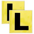 thumbnail image 1 of New Driver Decals Adhesive Sticker 2Pack 7.00X7.00X0.04In, 1 of 6