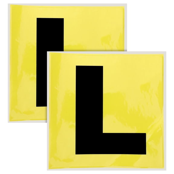 IBASETOY 2Pcs New Driver Stickers Reflective Learner Driver Signs Durable Stickers for Car Use