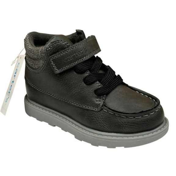 Carters Norman Toddler Boys Casual Ankle Boot Sz 10 Dark Gray Fall Winter Shoes