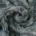 thumbnail image 6 of Home Soft Things Saga Double Sided Faux Fur Throw - Pewter - 60" x 80" Jumbo, 6 of 9